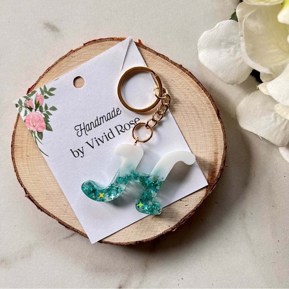 Handmade Initial Keychain | Letter H
